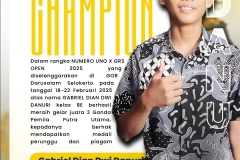Juara Badminton- Danuri