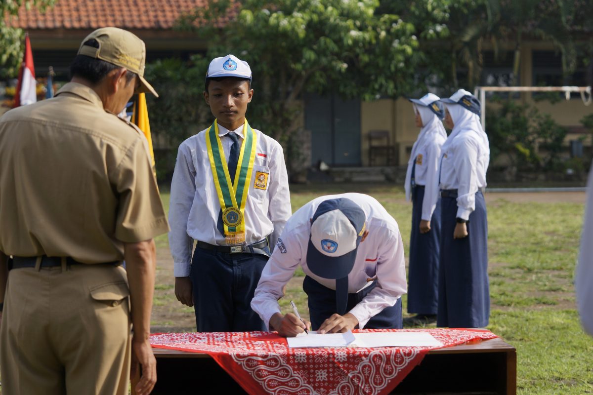 Gambar 6: Tanda Tangan Ketua OSIS Masa Jabatan 2023/2024
Sumber: Dokumentasi Pribadi