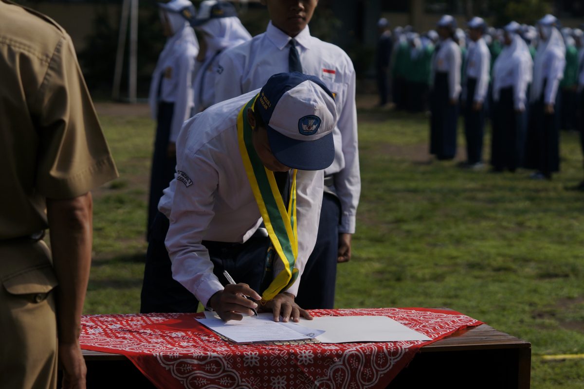 Gambar 7: Tanda Tangan Ketua OSIS Masa Jabatan 2024/2025
Sumber: Dokumentasi Pribadi