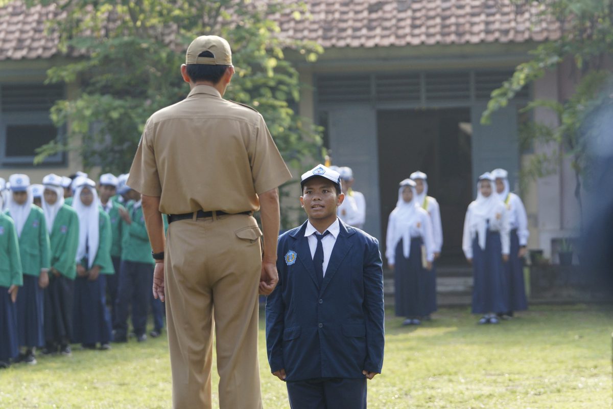 Gambar 9: Laporan Pemimpin Upacara kepada Pembina Upacara
Sumber: Dokumentasi Pribadi
