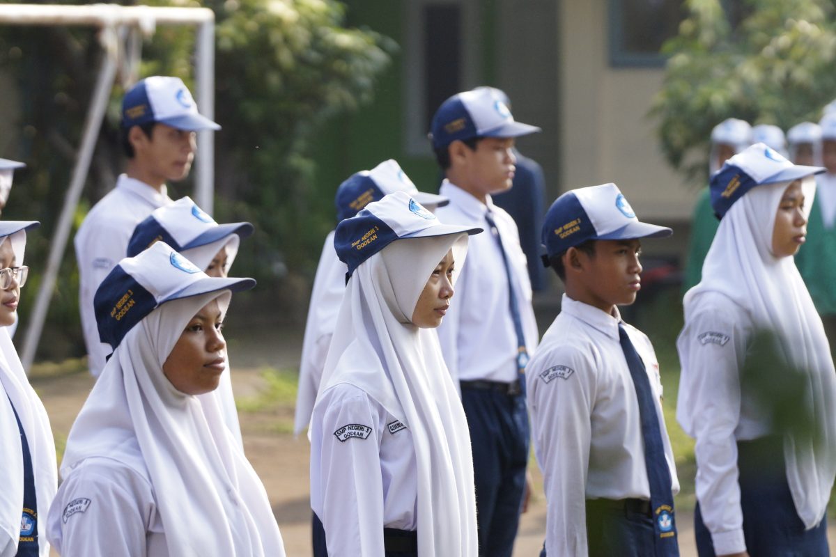 Gambar 8: Potret Siswa-siswi yang Dilantik
Sumber: Dokumentasi Pribadi